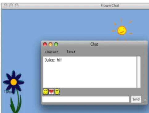 table 1: Total number of  messages sent and received by  each participant 