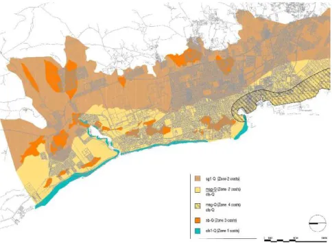 Fig. 2. Height Restrictions Map for King Abdul-Aziz Airport (Source: Jeddah Municipality) 