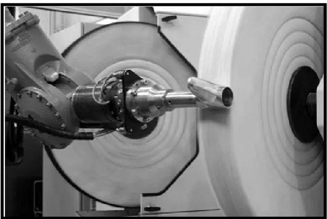 Figure 2.3: Robot Aided Polishing in the Sanitary Fitting Industry 