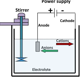 Fig. 2.2 Schematic diagram of the PEO apparatus. 