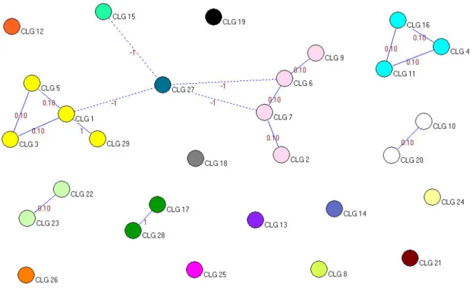 Fig. 6. Cluster Formation Using Pajek For NOC = 18
