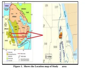 Figure 1.  Shows the Location map of Study      area