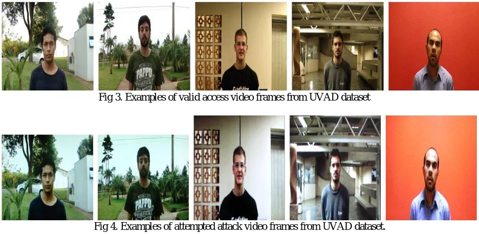 Fig 4. Examples of attempted attack video frames from UVAD dataset. 