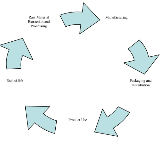 Figure 1.1 : Product Life Cycle (Robert Hill, 2001)  
