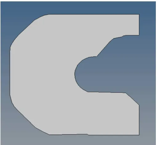 Fig 3.14 Optimized geometry based on experimental result 