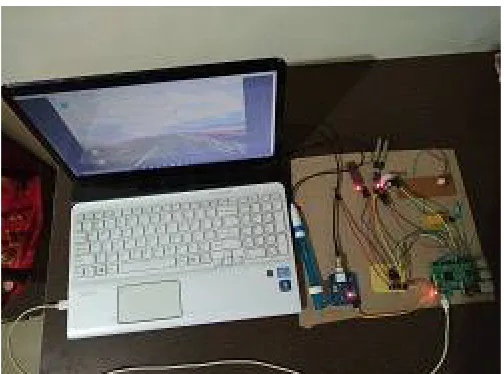Fig 4.1 Hardware Circuit setup of proposed system.  