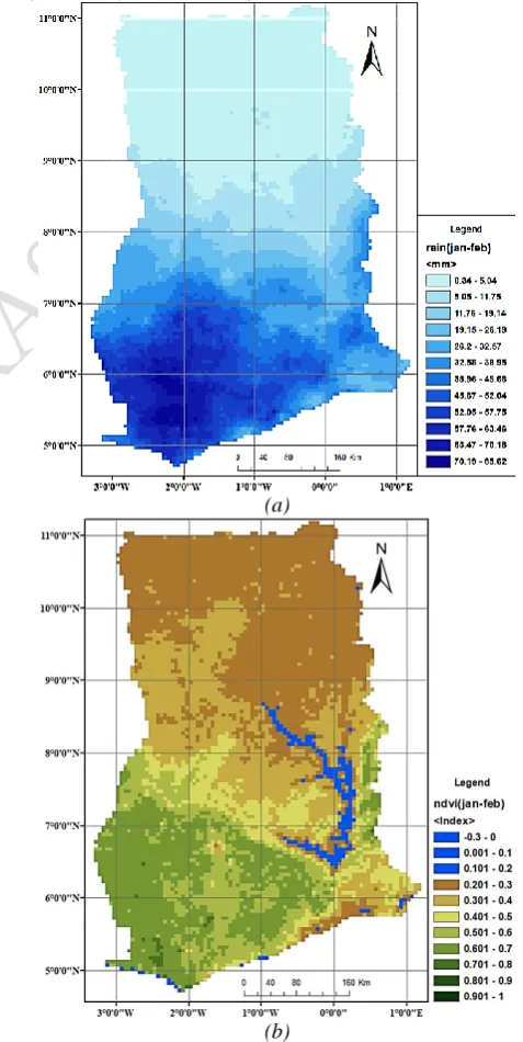 Table 1: Rainfall months in Northern and Southern Ghana Table 1 gives a brief break-down of the annual rainfall pattern in Ghana