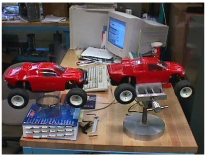 Figure 10: Benchtop Testing of Vehicles 
