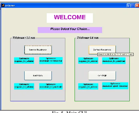 Fig. 7. Selection of ‗.fis‘ file – from main GUI 