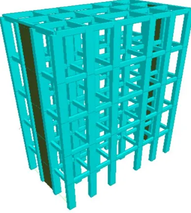 Figure 3.  3D building frame 