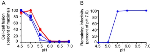 FIG 3 Effect of A168T and F427I mutations on expression and cell-cell fusion activity of ectopically expressed GPC.represent the standard errors of the means from replicate fusion reactions