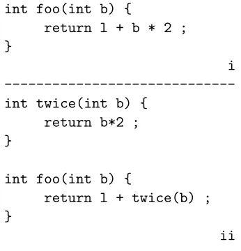 Figure 3.1:Extracting a Method