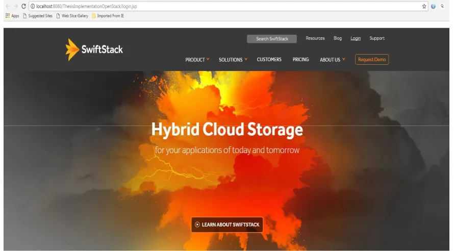 Figure 5.1 OpenStack Dashboards 