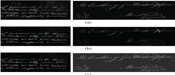 Fig. 2. Contrast Images constructed using (a) local image gradient  
