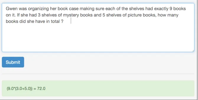 Figure 1: Screen Shot of ILLINOIS MATH SOLVER