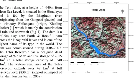 Figure 1. Tehri Reservoir 