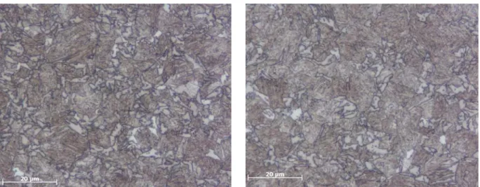 Fig. 7: Microstructure of the DP1200 material. Etched with Le Pera 20 seconds 