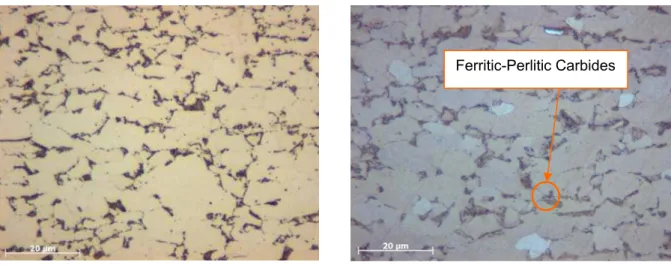 Fig. 8: Microstructure FB450 Ferrite-bainite  