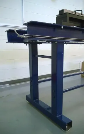 Figure 13: Support frame for SHPB apparatus 