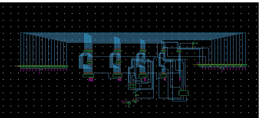 Figure 6: Implementation of D-Latch with Gate Diffusion Input (GDI) enabled CSA 