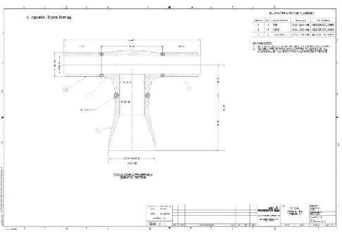 Figure 1.1 Parts idagram of Cone &amp; Tee Assembly Model 