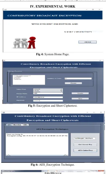 Fig 4: System Home Page. 