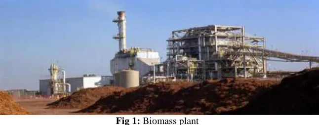 Fig 1: Biomass plant 