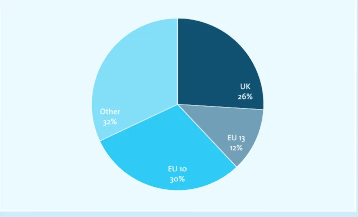 Figure 2.2 Composition of Non-Irish Population Aged 15 and Over