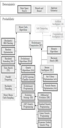Figure 3.1 The taxonomy of global optimization algorithms.