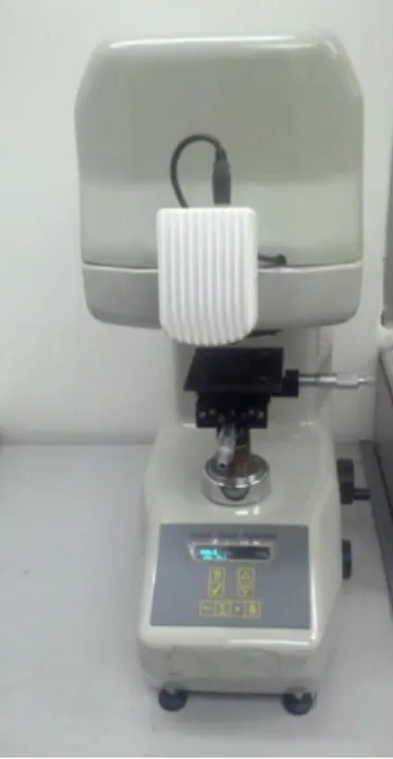 Figure 9: Vickers hardness tester 