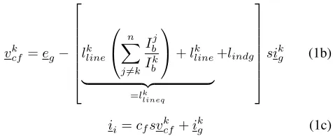 Fig. 2: Three-phase converter (three-level NPC) connected to the gridthrough an LCL-ﬁlter.