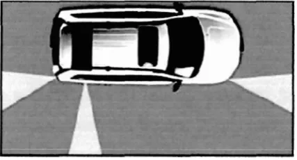 Figure 2.1 : Lexus LS 460L control panel in park assist mode [I] 
