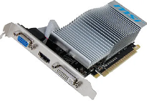 Figure 3.2: MSI GeForce 210 1GB GDDR3 PCI-Express 2.0