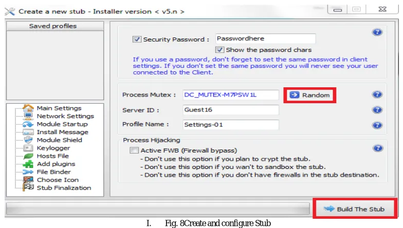 Fig. 7Creating Server Module 