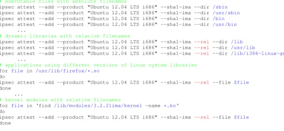 Fig. 15. Creating the IMA Measurement Reference Database