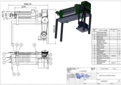 Fig. 9: Rotorvane Assembly complete with gearbox and motor. 