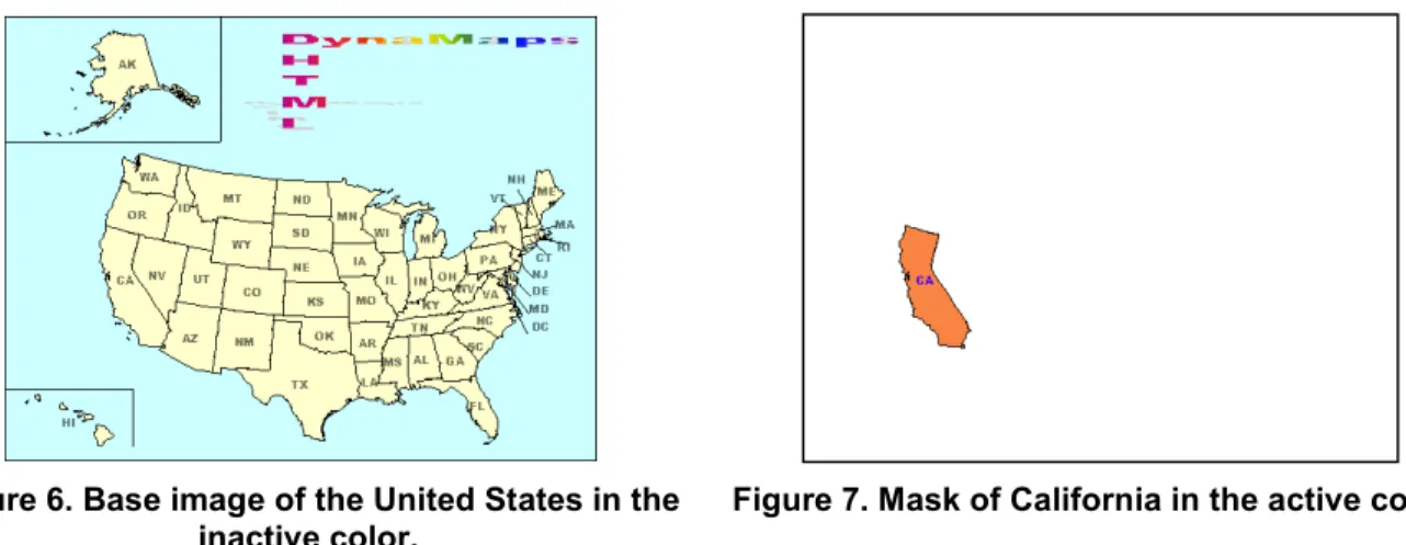 Figure 12 shows an example of a map built using this technique being manipulated by sliders