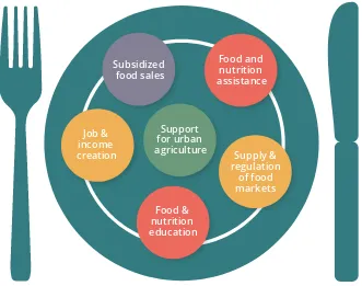 FIGURE 4 - SMASAN’S SIX FOOD AND NUTRITION SECURITY WORKSTREAMSBELO HORIZONTE’S FOOD & NUTRITION SECURITY PROGRAMMES : 6 WORKSTREAMS