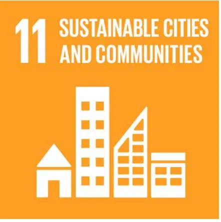FIGURE 2 – SDG 11: MAKE CITIES INCLUSIVE, SAFE, RESILIENT AND SUSTAINABLE