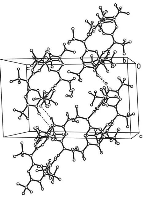 Fig. 5. View of the crystal structure of 6. Hydrogen atoms have been omitted for clarity