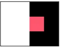 Figure 3: A dead end highlighted in red on a 4-connected grid graph