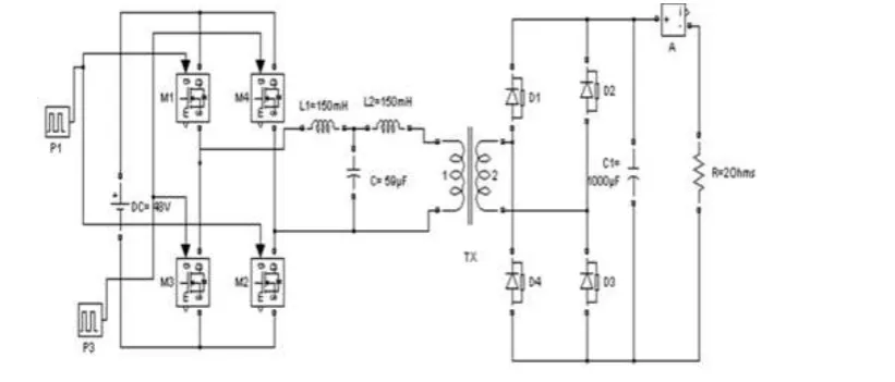 Figure.3a. DC-DC converter circuit 
