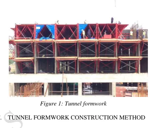 Figure 1: Tunnel formwork 