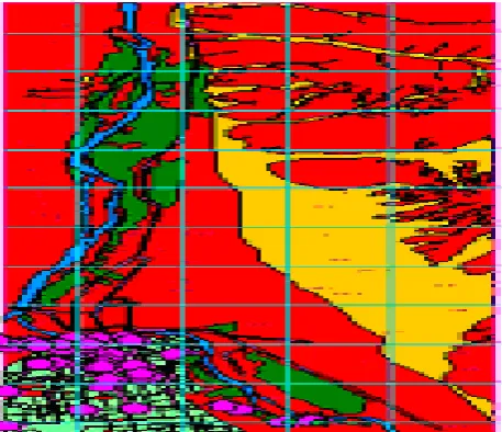 Figure 10: The result of sewerage station area selection.  