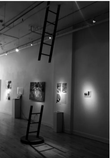 FIGURE I.1 ‘Upward Mobility’ by Gloria Pritschet and Tobias Mixer, exhibitedat Grammar of the Elite, The Gallery Project, Ann Arbor, Michigan,2012