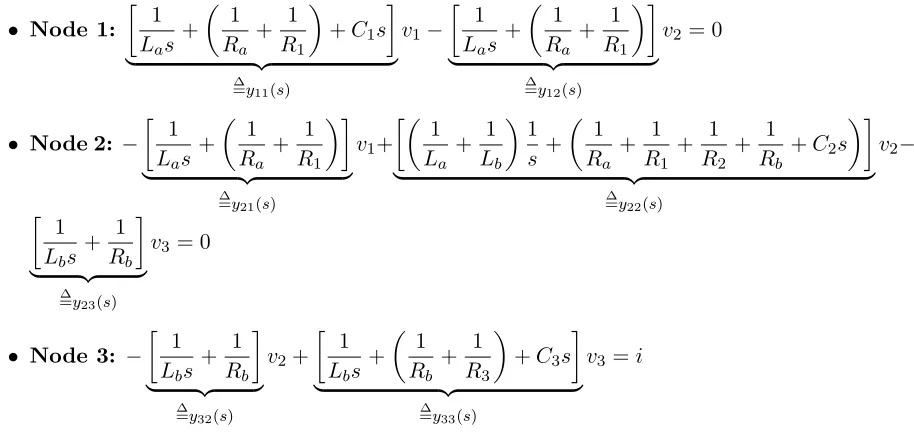 Figure 4.8: RLC network