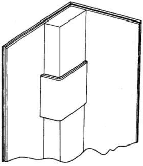 Figure 3.4 – Example of possible corner support options. [20] 