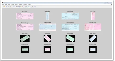 Figure 2: Cheque Image Orientation detection and correction 