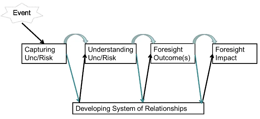 Figure 4: Sensemaking in Forward Looking Analysis process  