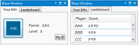 Figure 3.1:Blaze Tool Window
